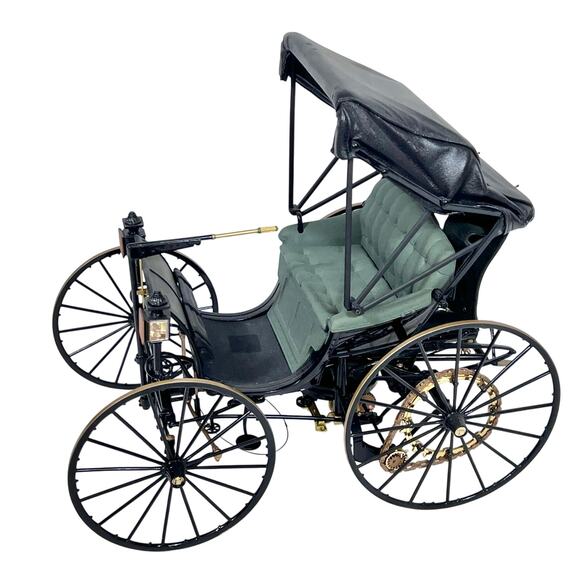 Franklin Mint 1893 Duryea Automobile Model The First Carriage Car 1:8 New w Tag - Picture 2 of 16